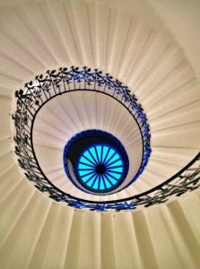 Spiraling staircase