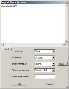 Import stock symbol screen in NinjaTrader